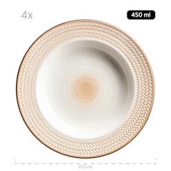 Tafelservice, Porzellan Prospero Weiß