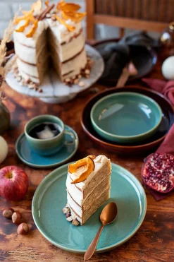 Tafelservice, Steinzeug Elina Uno Grün