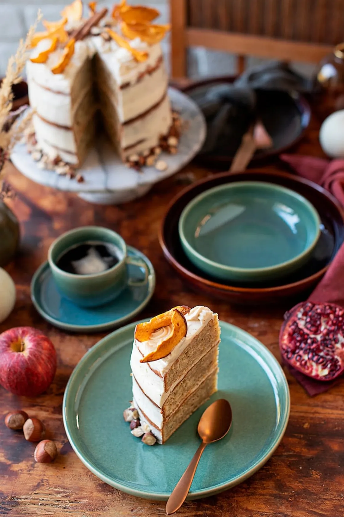 Tafelservice, Steinzeug Elina Uno Grün