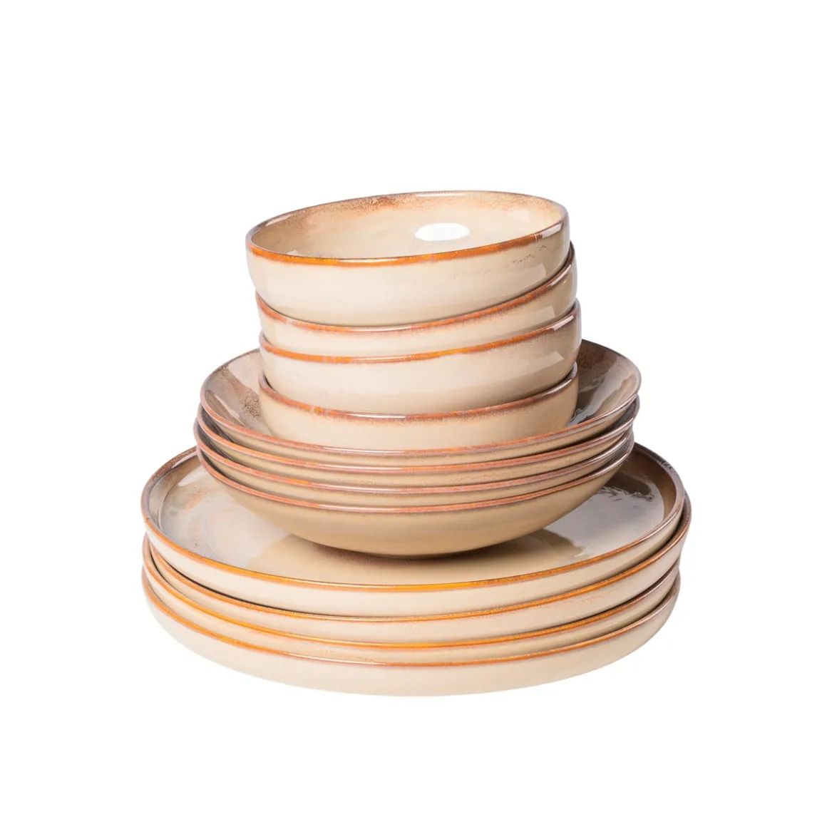 Tafelservice, Steinzeug Nebelwald