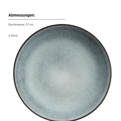 Tafelservice, Steinzeug Smoky's Grün