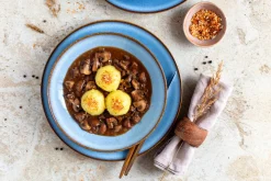 Tafelservice, Steinzeug Smoky's Blau