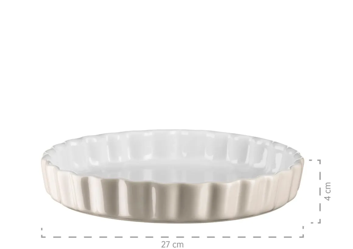 Tarteform 27 cm, Keramik KITCHEN TIME Grau