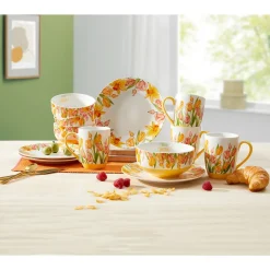 Tassen „Tulpen“, 4 Stück