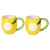 Tassen-Set „Lemon“, 2 Stück je 440 ml