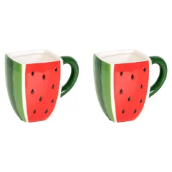 Tassen-Set „Melone“, 2 Stück je 450 ml