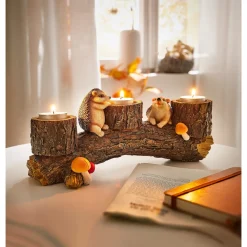 Teelichthalter „Igel-Freunde“