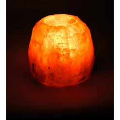 Teelichthalter „Salzkristall“