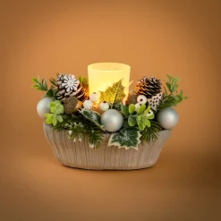 Teelichthalter „White Christmas“