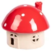Teelicht-Haus „Pilz“ klein (ØxH): 13x11 cm