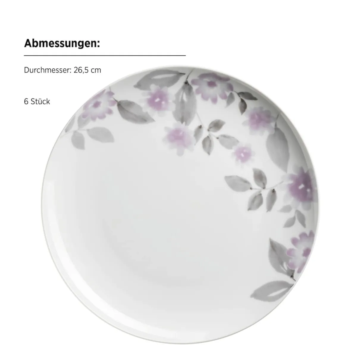 Tellerset, Porzellan Sono