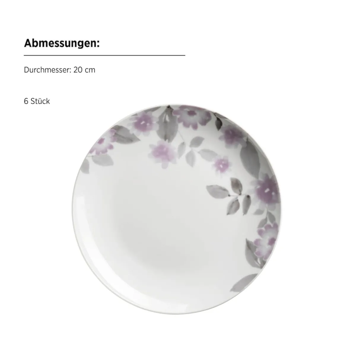 Tellerset, Porzellan Sono