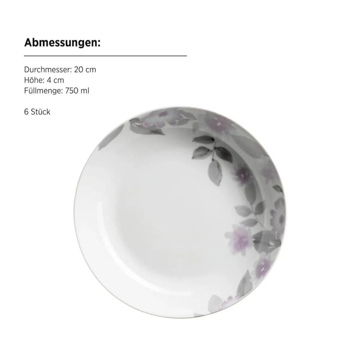 Tellerset, Porzellan Sono