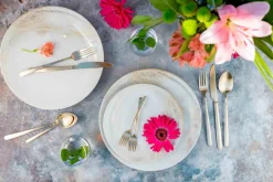 Teller-Set, Steinzeug Ossia 6 x Suppenteller, 6 x Speiseteller, 6 x Dessertteller