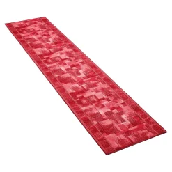 Teppich "Tetris" bordeaux