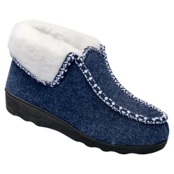 Thermo-Hausschuh "Helga" mit Wolle