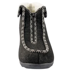 Thermo-Hausschuh schwarz