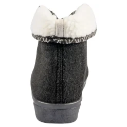 Thermo-Hausschuh schwarz