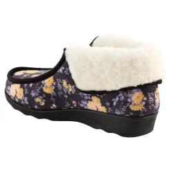 Thermo-Haussschuh "Blumen"