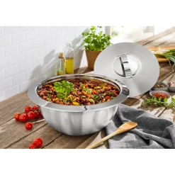 Thermoschüssel mit Deckel, Edelstahl 2 l