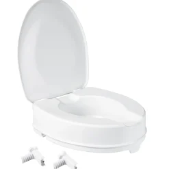 Toilettensitzerhöhung mit Deckel