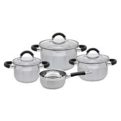 Topfset mit Abdampffunktion "Black Steam", 7-teilig