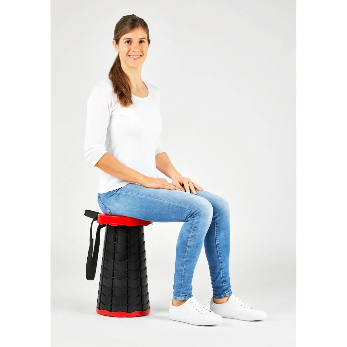 Tragbarer Teleskop-Hocker