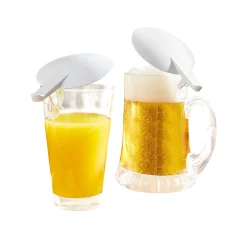 Trinkglas-Abdeckung "Klipp-Klapp"