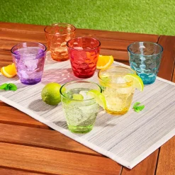 Trinkgläser "Kunterbunt", 6 Stück je 220 ml