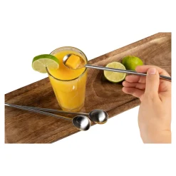 Trinkhalm-Löffel, 4 Stück