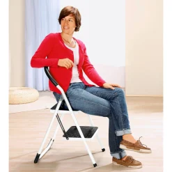 Tritt-Sitz, Trittleiter, klappbar