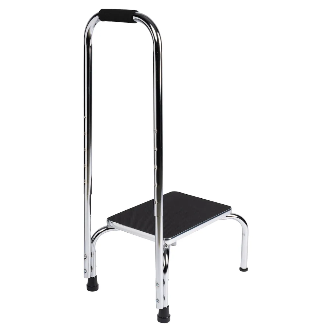 Trittstufe, höhenverstellbarer Haltegriff