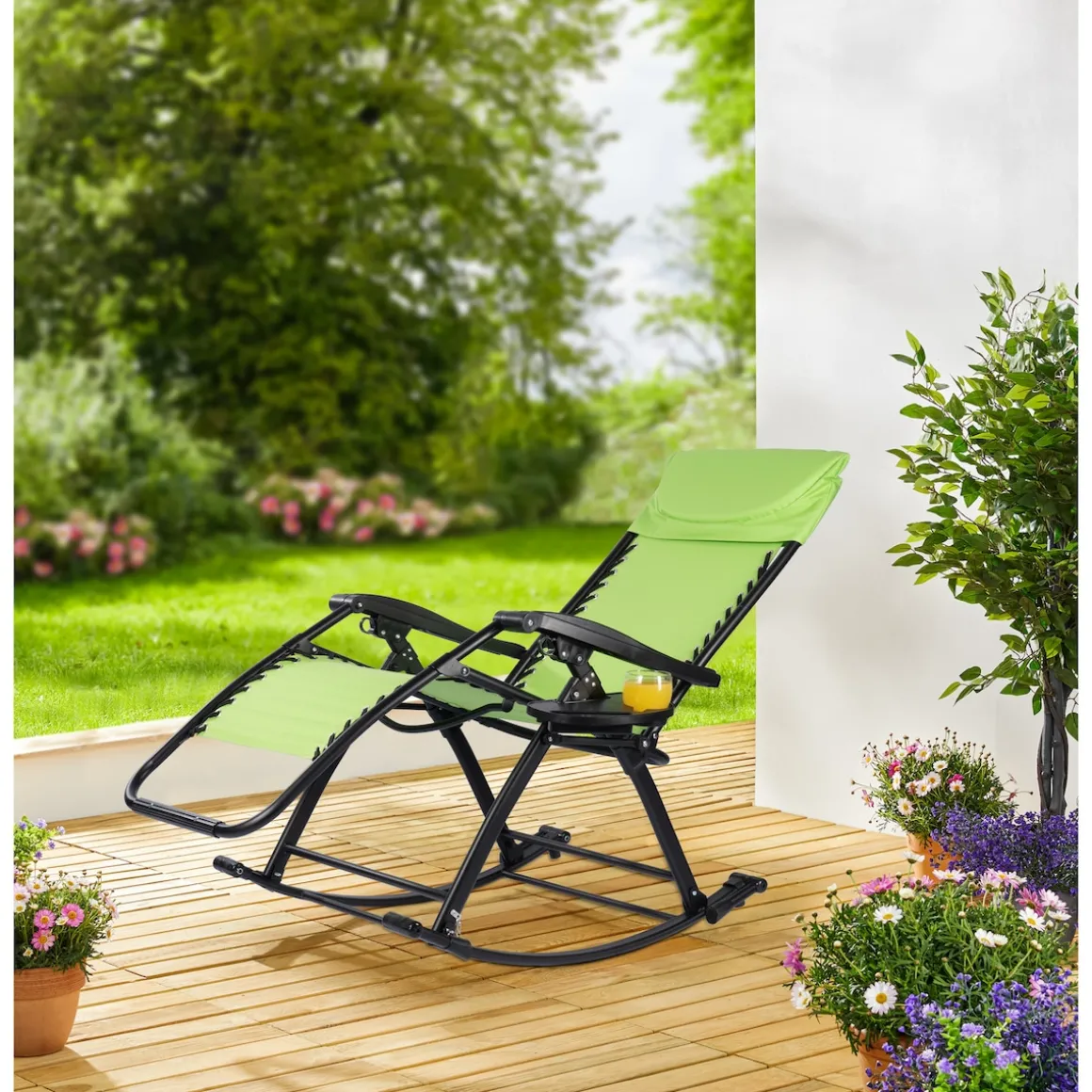 Variabler-Schaukelstuhl "Premium" apfelgrün