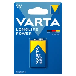 Varta-Longlife-Power-Batterien, 9V E-Block