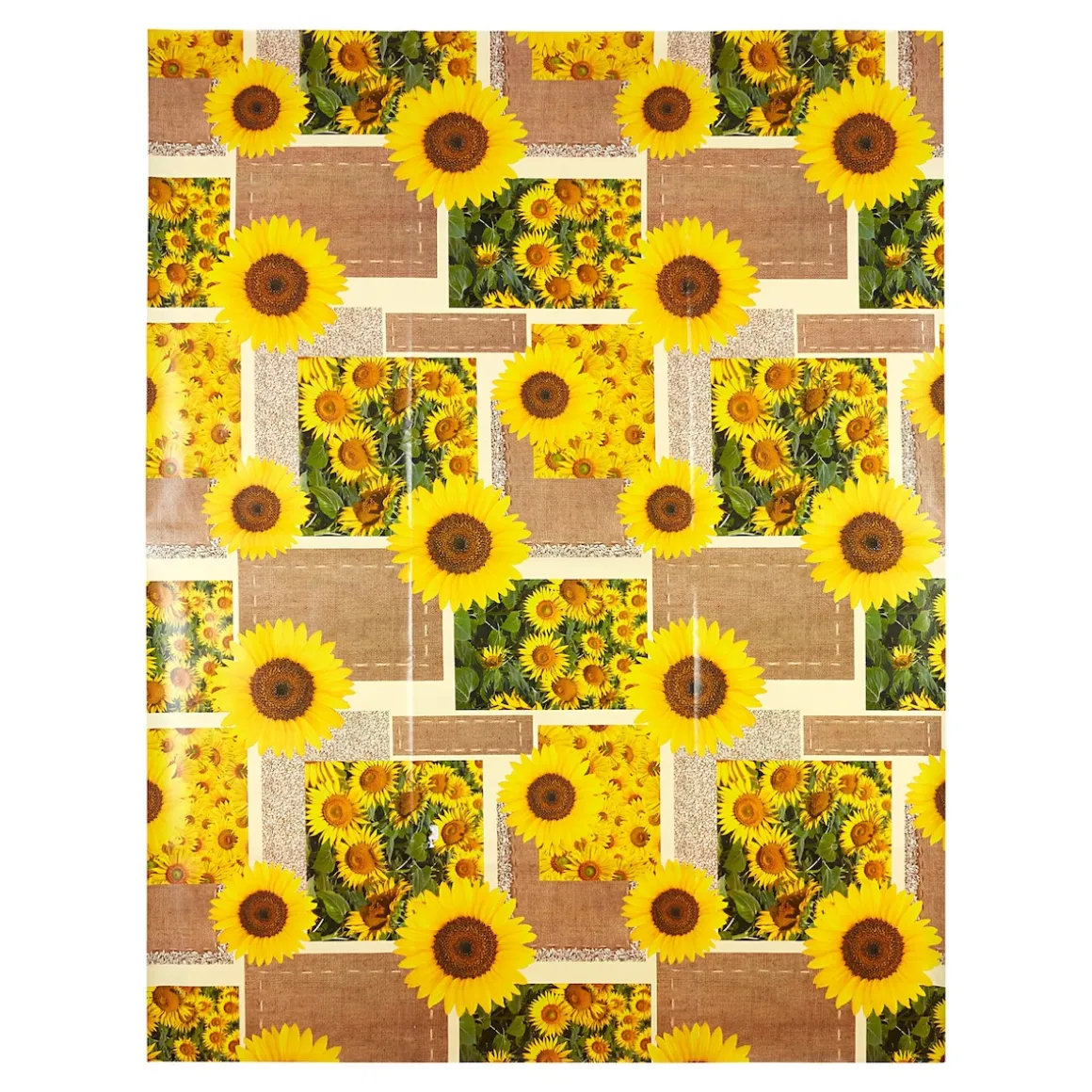 Wachstuch-Tischdecke "Sonnenblumen" 160x130 cm