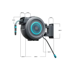 Wand-Schlauch-Box ­„Automatik“ Schlauchlänge: 30 m