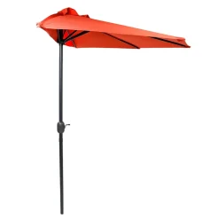 Wand-Sonnenschirm terrakotta