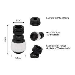 Wasserhahn-Aufsatz "Siebstrahl"