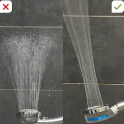 Wassersparender Duschkopf 