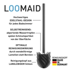 WC-Bürste Loomaid grau