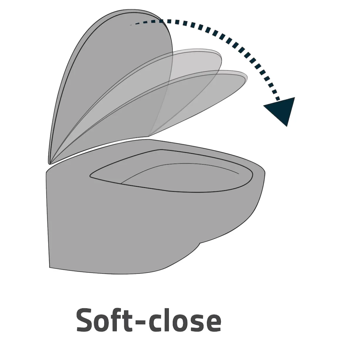 WC-Erhöhung mit Absenk-Automatik