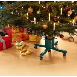 Weihnachtsbaumständer auf Rollen