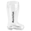 Weihnachtsstiefel-Glas personalisiert mit Namen, 500 ml