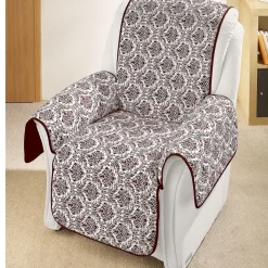 Wende-Sesselschoner braun