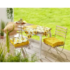 Wende-Sitzkissen „Sonnenblume“