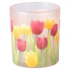 Windlicht „Tulpen“ Ø 7 cm