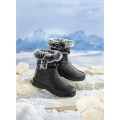 Winterstiefel mit Leder