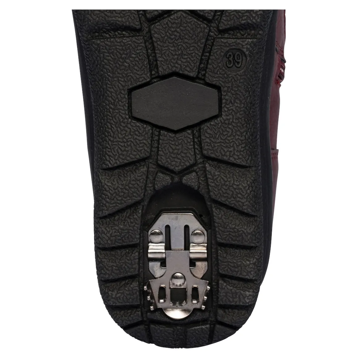 Winterstiefel mit Spikes "Karla" bordeaux