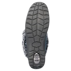 Winterstiefelette mit Spikes & Klett „Monika“ petrol