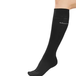 Wärme-Kniestrumpf, 2 Paar schwarz/bordeaux